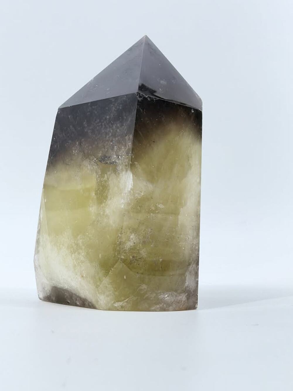 1.156 lb Smokey Citrine Quartz Obelisk Crystal Energy Point